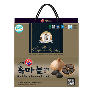 정삼원 국산 고려흑마늘진액골드 건강즙 70mlx30포 